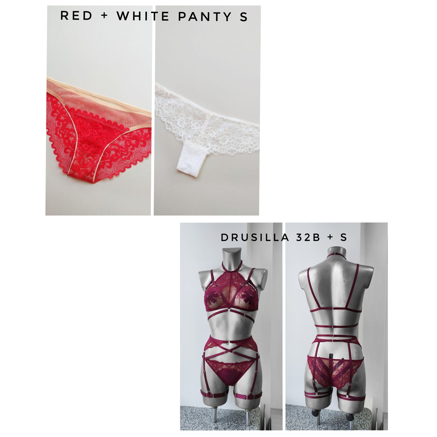 SAMPLE SALE - ready to ship harness and lingerie