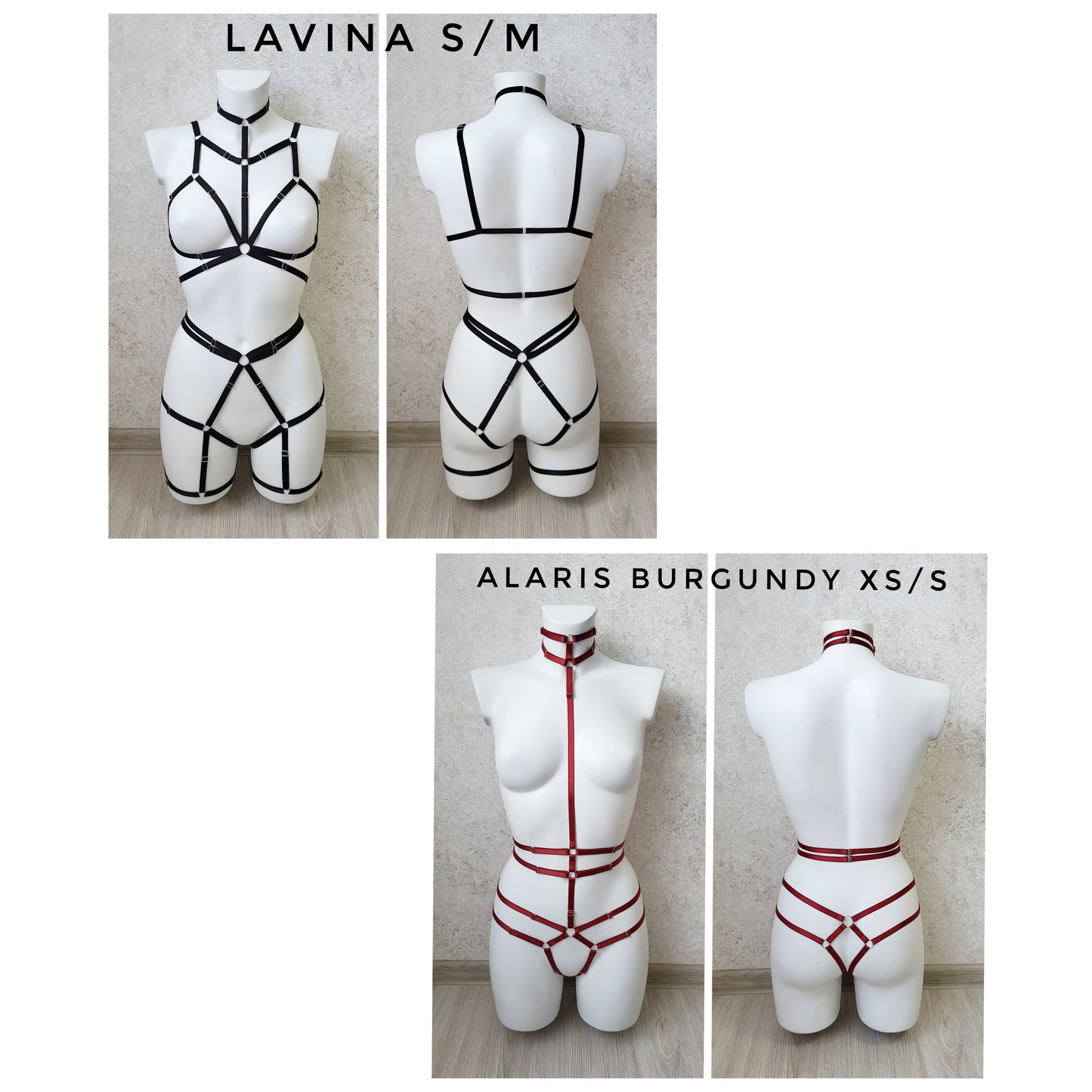 SAMPLE SALE - ready to ship harness and lingerie