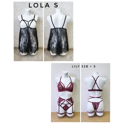 SAMPLE SALE - ready to ship harness and lingerie