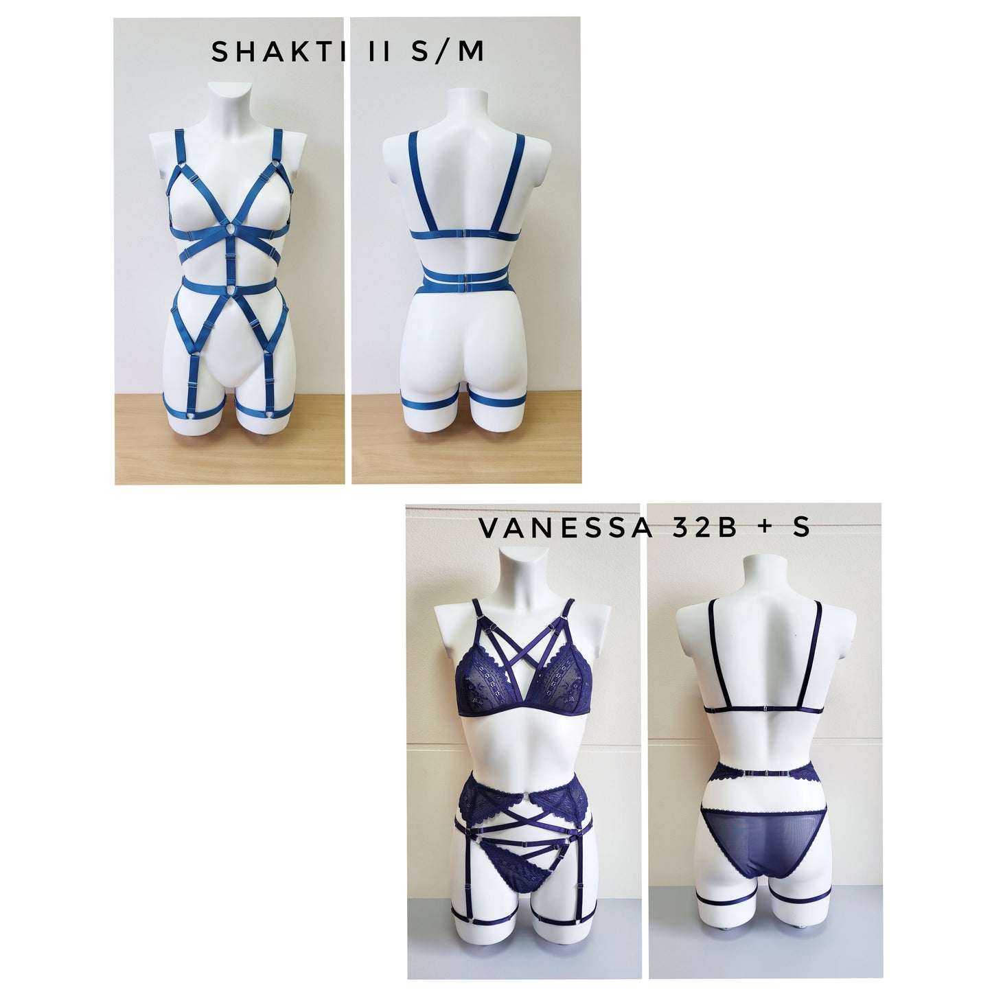 SAMPLE SALE - ready to ship harness and lingerie