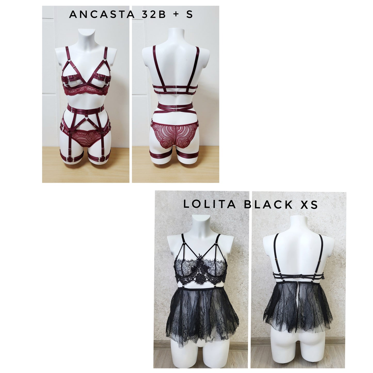 SAMPLE SALE - ready to ship harness and lingerie