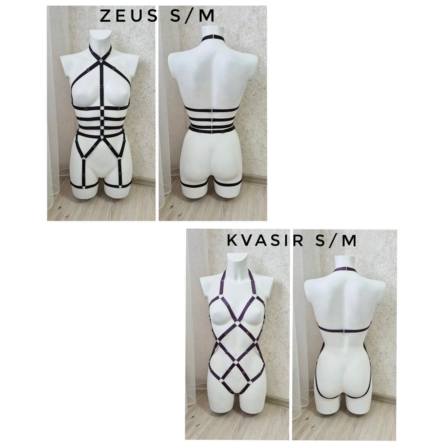 SAMPLE SALE - ready to ship harness and lingerie