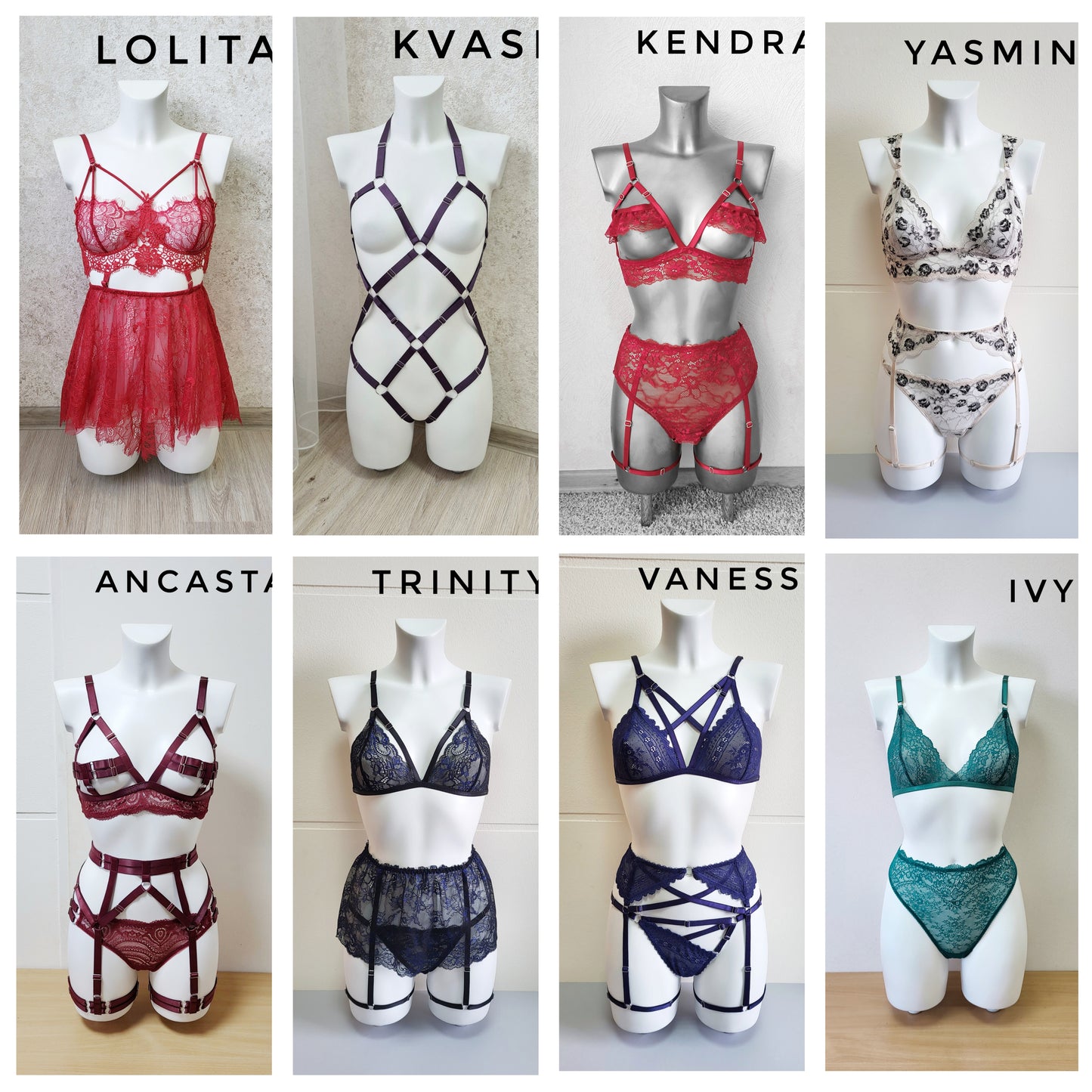 SAMPLE SALE - ready to ship harness and lingerie