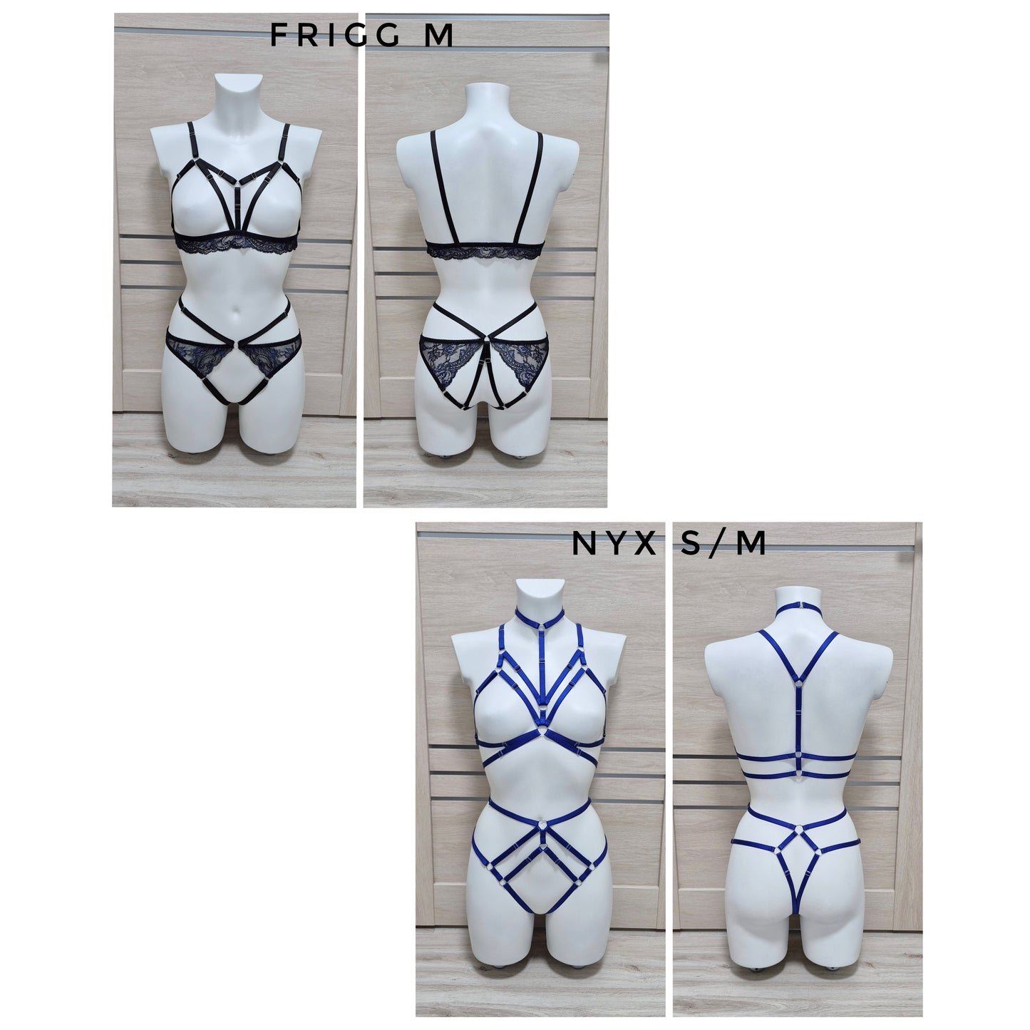 SAMPLE SALE - ready to ship harness and lingerie