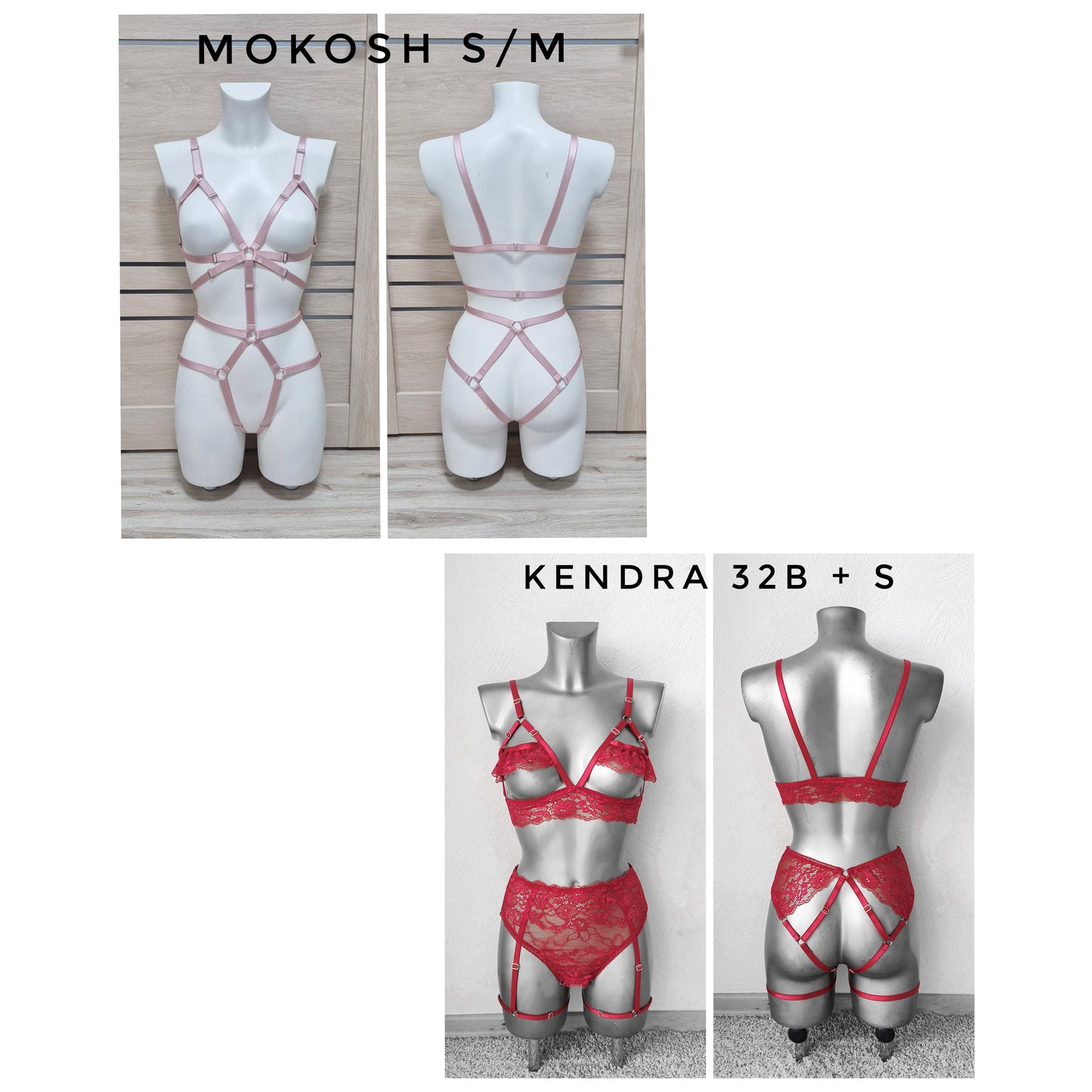SAMPLE SALE - ready to ship harness and lingerie