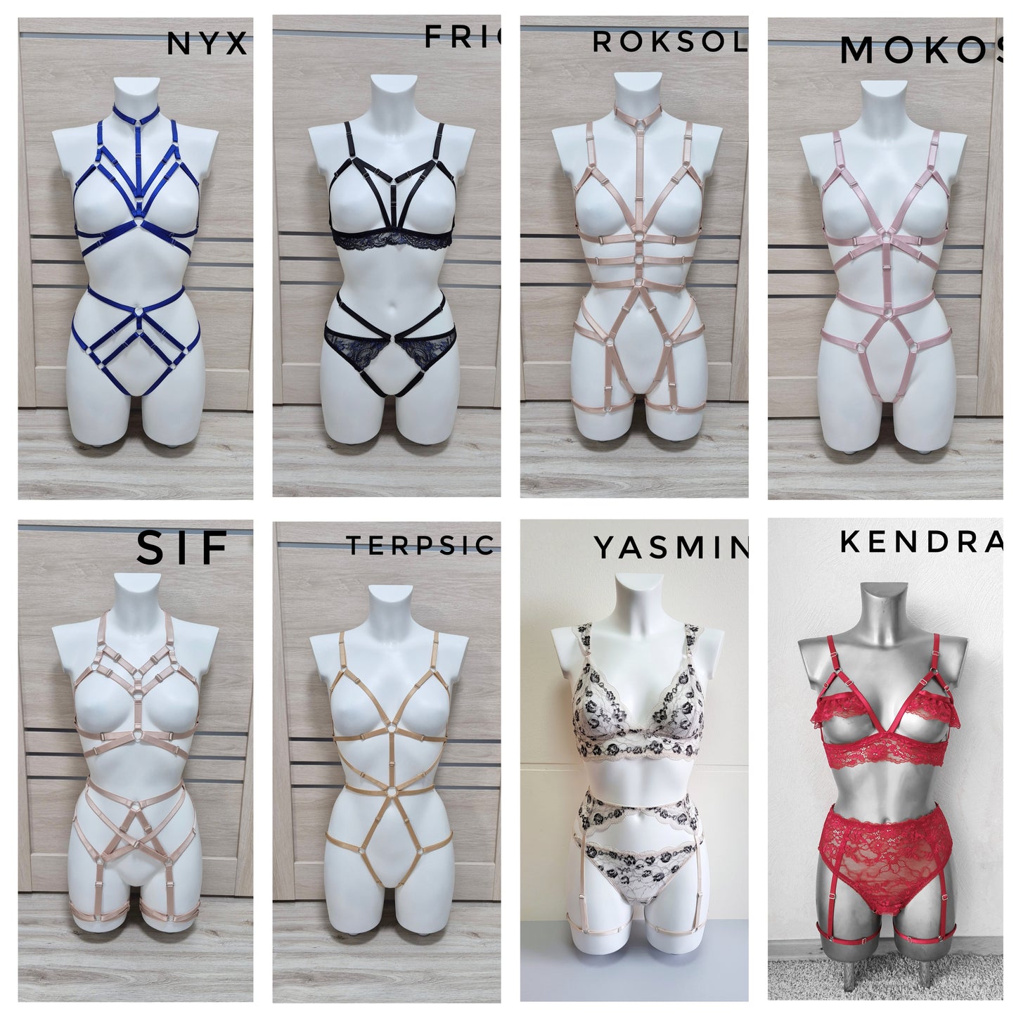 SAMPLE SALE - ready to ship harness and lingerie