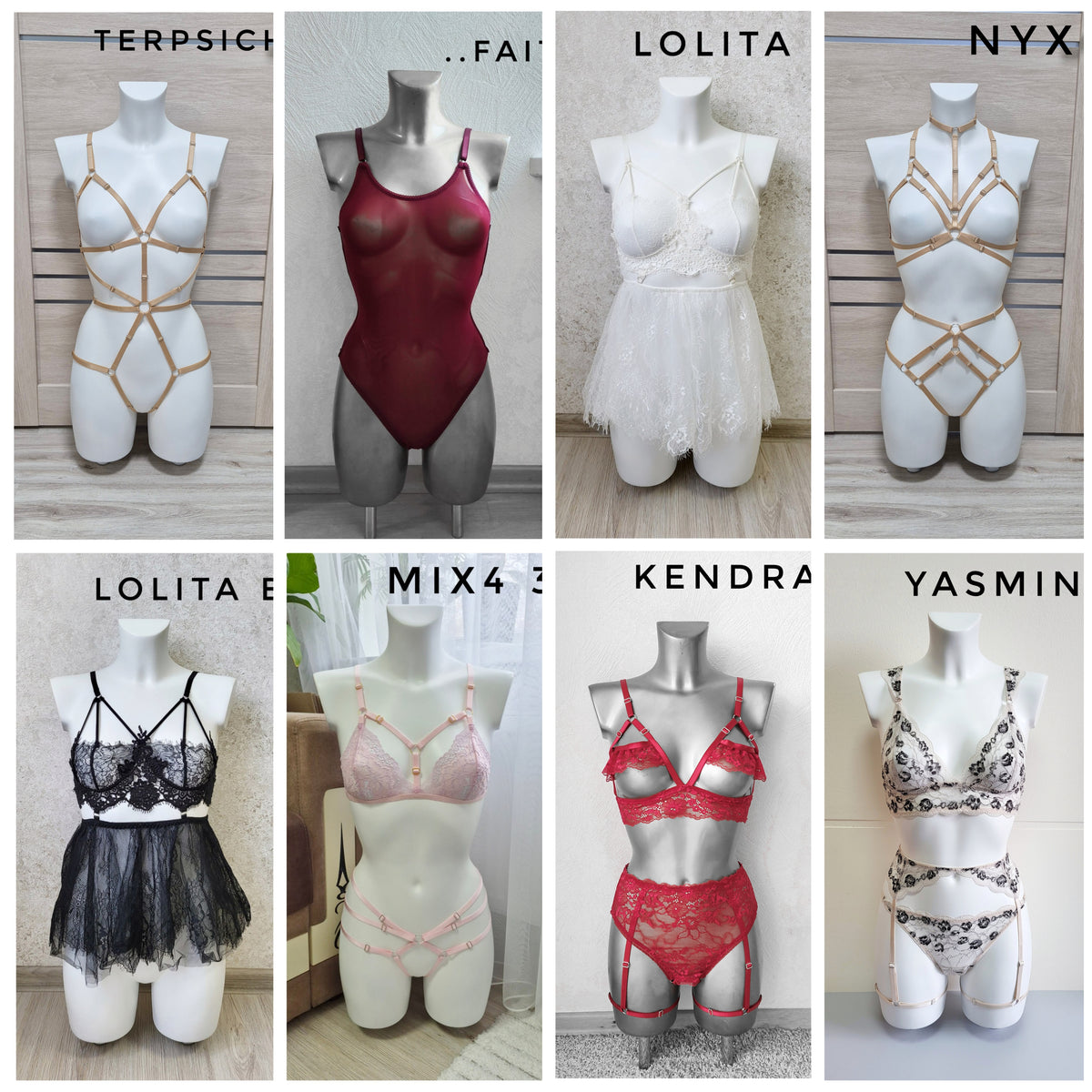 SAMPLE SALE - ready to ship harness and lingerie