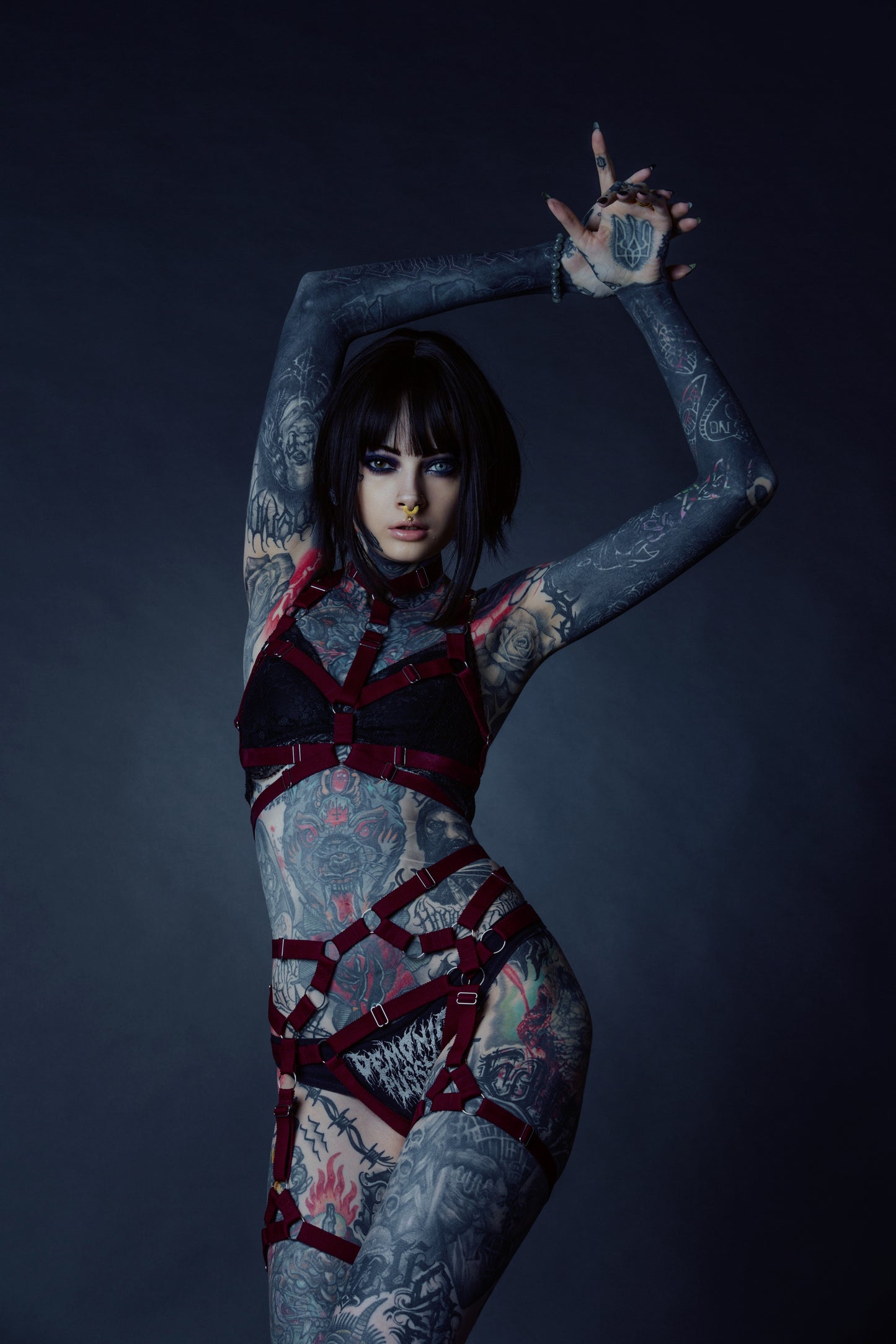 Banshee - burning man festival outfit woman clothing harness