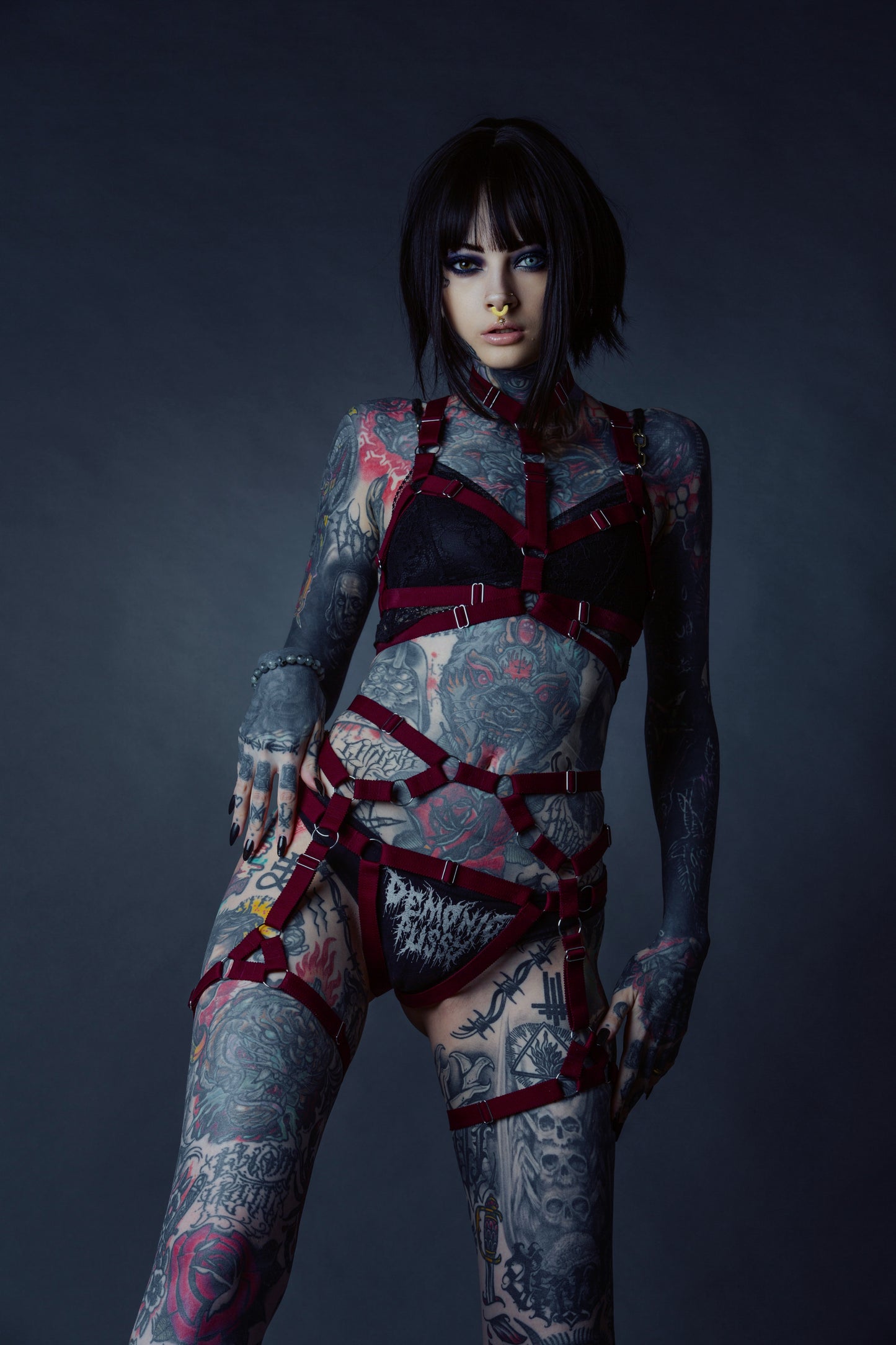 Banshee - burning man festival outfit woman clothing harness