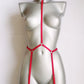 Alpha - red full body harness lingerie
