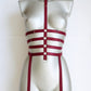 Sceleton - festival rave outfit woman harness