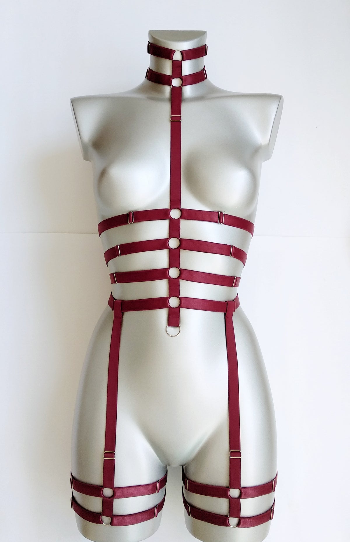 Sceleton - festival rave outfit woman harness