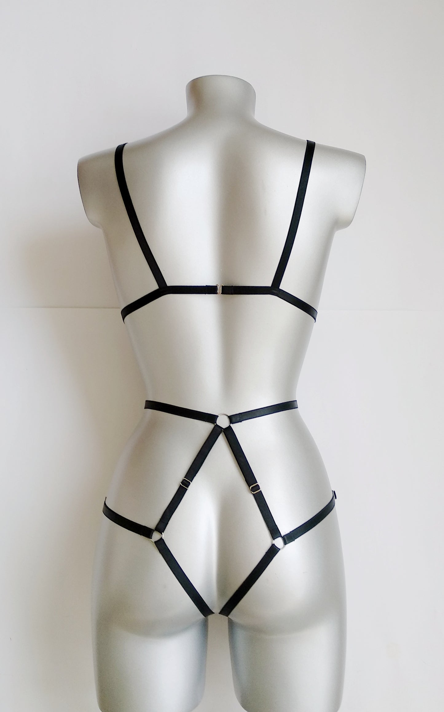 Terpsichore - see thorugh women harness bodysuit