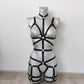 Siren - elastic body harness crotchless lingerie