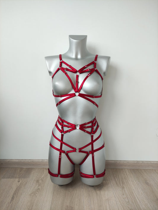 Misty - BDSM kit body harness set