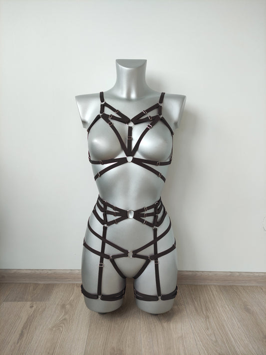 Misty - BDSM kit body harness set