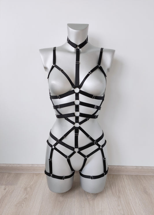 Scylla II - full body harness lingerie