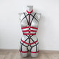 Scylla - full body harness women crotchless lingerie