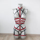 Scylla - festival woman outfit harness lingerie