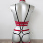 Scylla - full body harness women crotchless lingerie