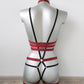 Scylla - festival woman outfit harness lingerie