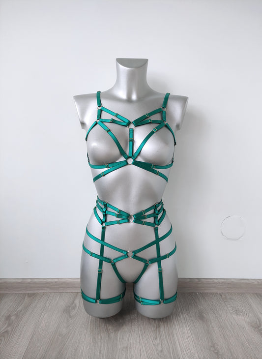 Misty - full body harness women lingerie set