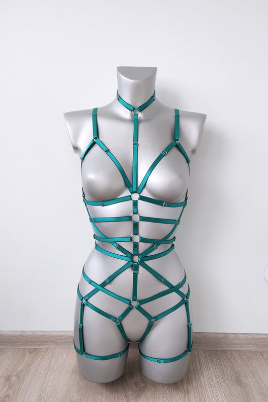 Scylla III - open crotch special women bodysuit