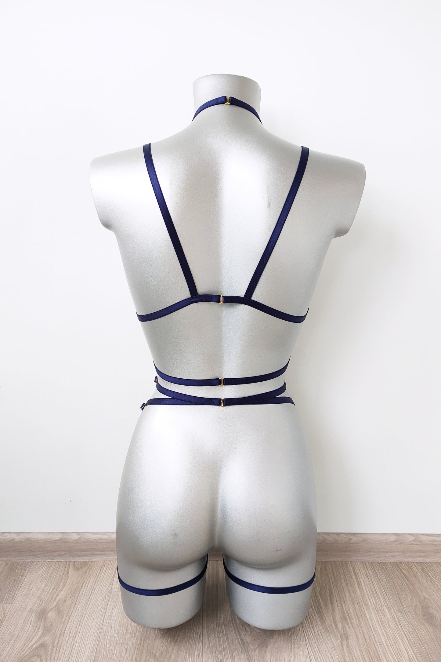 Mira - full body open harness lingerie bodysuit