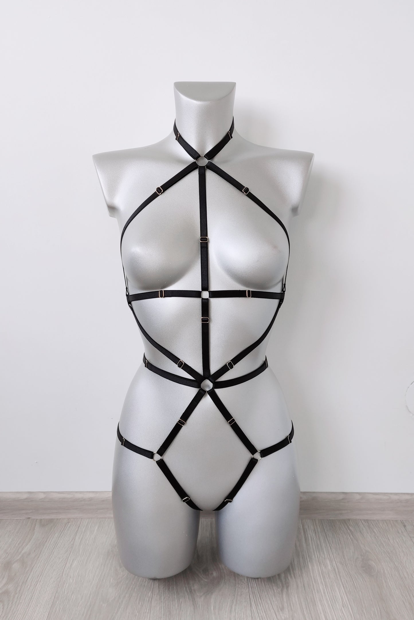 Devana - handmade women harness bodysuit