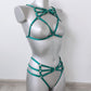 Dola - crotchless strappy lingerie set