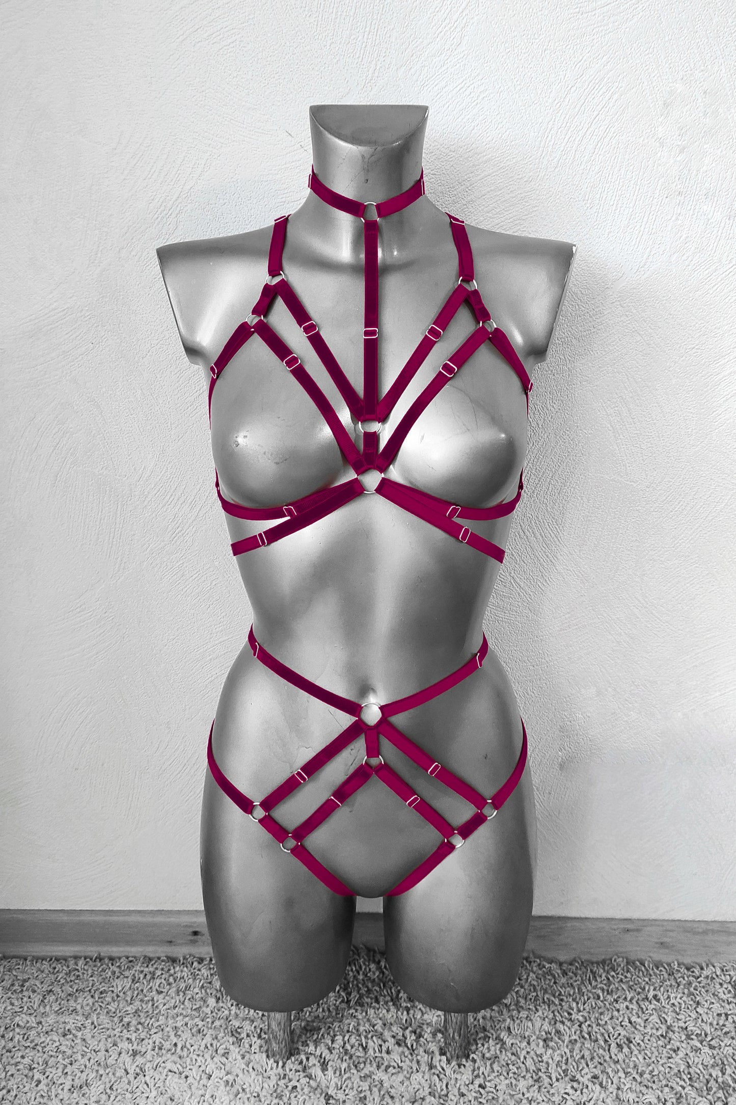 Nyx - open women lingerie harness