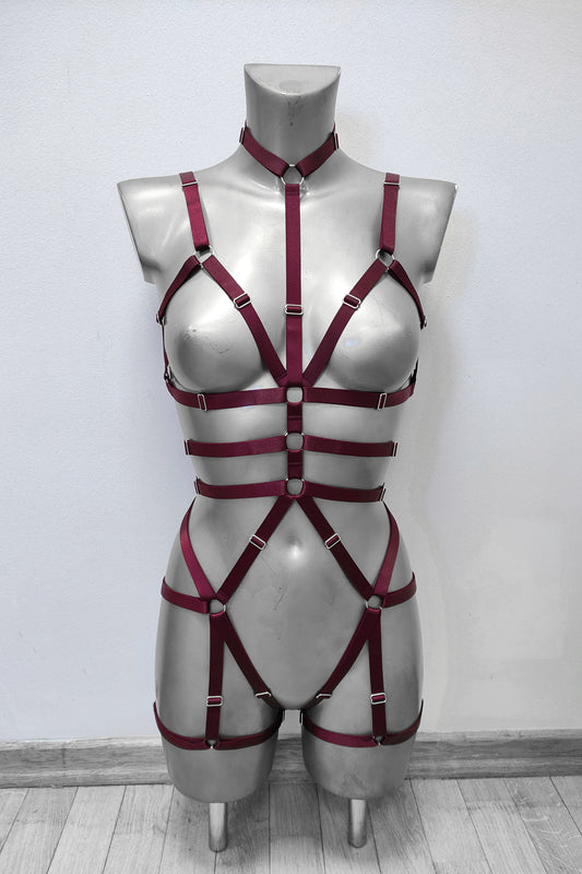 Roksolana - open crotchless bodysuit women