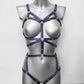 Aurora II - open crotch cupless women bodysuit