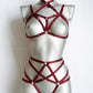 Kitana II - collar harness lingerie set for women