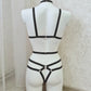 Tyr - black fullbody women harness