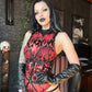 Mokosh - black harness lingerie women bodysuit