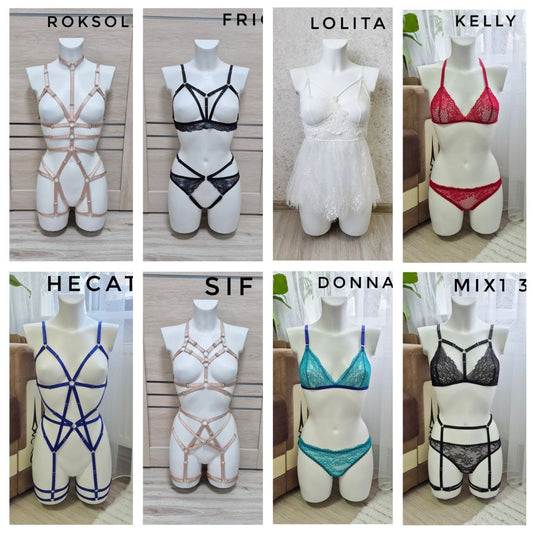 SAMPLE SALE - ready to ship harness and lingerie
