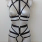 Alecto - bondage harness lingerie set