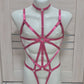 Sigyn men - pink open crotch harness sissy lingerie