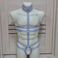 Alaris IV men - light blue full body male harness