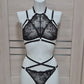 Drusilla - black halter lace lingerie set