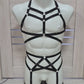 Sif men - black harness lingerie set with garter belt