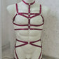 Odin men - open harness lingerie set with cage bra