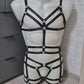 Nemesis men - black full body harness lingerie set