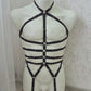 Zeus men - black chest harness bodysuit