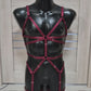 Shakti men - burgundy harness elastic