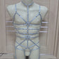 Scylla III men - light blue fullbody harness