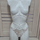 Kadlu - white lace see through lingerie set