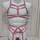 Sif men - pink male harness lingerie set