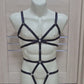 Mokosh men - navy blue harness lingerie male